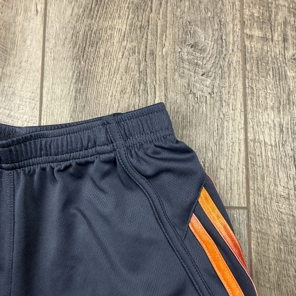 adidas Navy Running Shorts with Pink &‎ Orange Accents